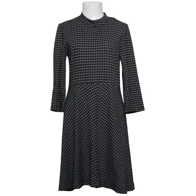 Klänning (Svart, Vit) från Jumperfabriken Elastan, Polyamid, Viskos