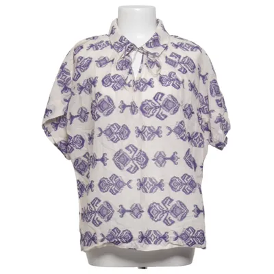 Blus (Beige, Lila) från Depot96 Bomull