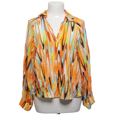 Bluse (Orange, Flerfarvet) fra Pepper Viscose