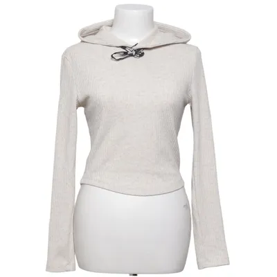 Hoodie (Beige) from Stronger Elastane, Linen, Polyester