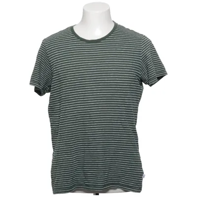 T-shirt (Grøn, Hvid) fra Knowledge Cotton Apparel Bomuld