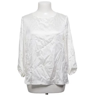 Blouse (Wit) van Lene Sand Elastaan, Zijde, Viscose