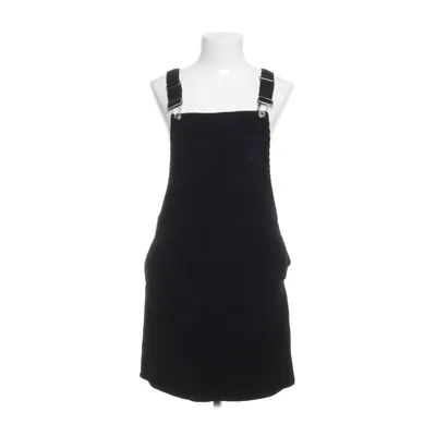 Dungaree dress (Black) from Denim Co Cotton