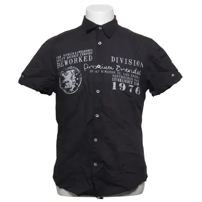 Chemise à manches courtes (Gris) de Smog Coton