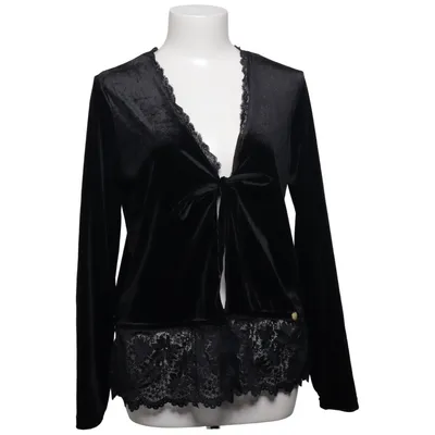 Dressing gown (Black) from Happy Holly Elastane, Polyamide, Polyester