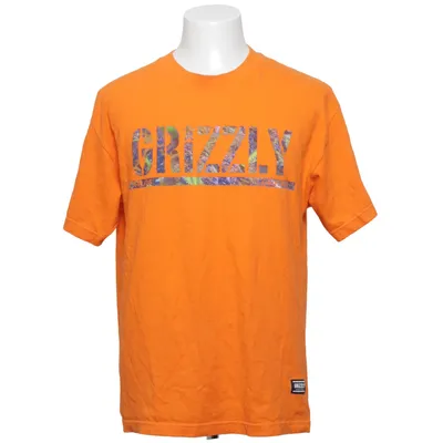 T-shirt (Orange, Multicolored) from Grizzly Cotton