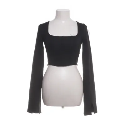Crop top (Sort) fra NA-KD Elastan, Polyester, Viscose