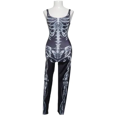 Fancy dress (Skeleton) from Blackmilk Elastane, Polyester