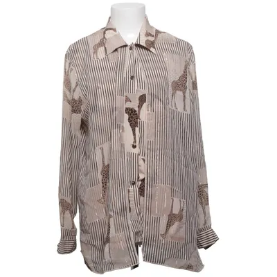 Shirt (Beige, Black, Multicolored) from Won Moa
