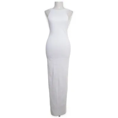 Långklänning (Vit) från Khaite Elastan, Polyamid, Polyester, Viskos