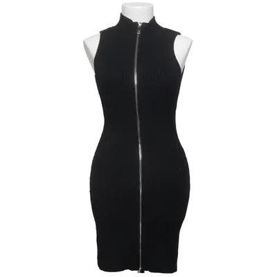 Jurk (Zwart) van Lipstick Kasjmier, Elastaan, Wol