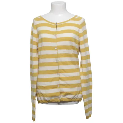 Cardigan (Jaune, Blanc) de Hazel Cachemire