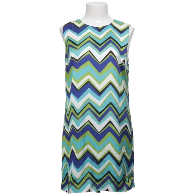 Dress (Blue, Green, Multicolored) from Missoni Acetate, Cupro, Polyester