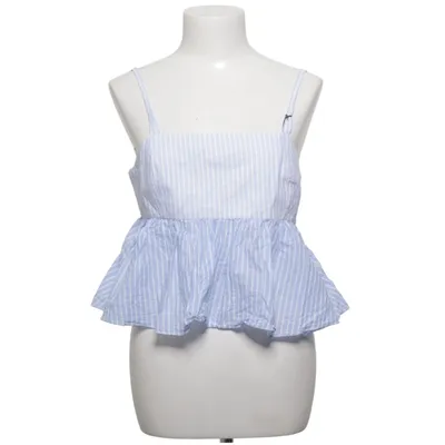 Tank Top (Blue, White) from Zara Cotton