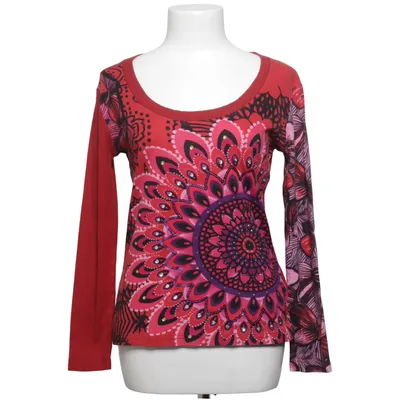 Langærmet t-shirt (Rød, Lilla, Sort) fra Desigual Bomuld