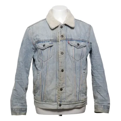 Fodrad jeansjacka (Blå, Vit) från Levi Strauss & Co Bomull, Pälsimitation, Polyamid, Polyester