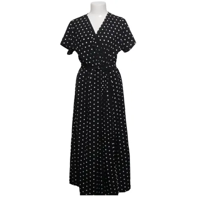 Wikkeljurk (Zwart, Wit) Katoen, Polyester