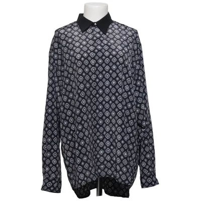 Blouse (Black, White) from System Viscose