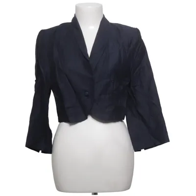 Blazer (Blå) fra Modelia Linned, Polyamid, Viscose
