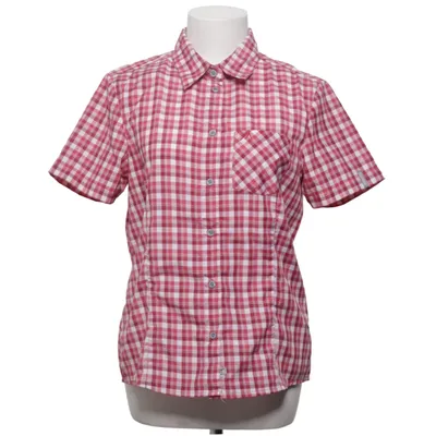 Short sleeve shirt (Red, White) from Maier Sports Polyester, Viscose