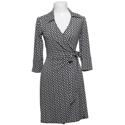 Wrap dress (Black, White) from Laundry by Shelli Segal Elastane, Polyester