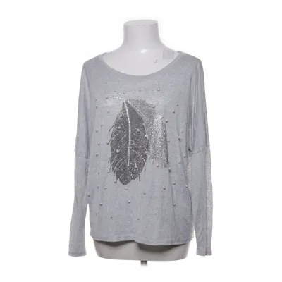 Långärmad t-shirt (Grå) från Creme Fraiche Bomull, Polyester