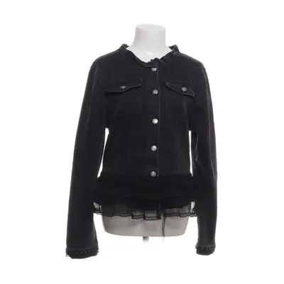 Denim jacket (Black) from Monday Cotton, Elastane, Polyester, Viscose