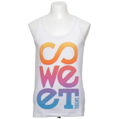 Débardeur (Blanc, Multicolore) de Sweet Sktbs Coton