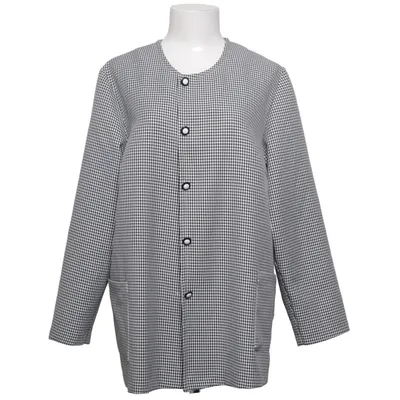 Blazer (Sort, Hvid) fra Sanna Polyester