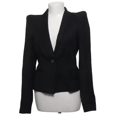 Blazer (Noir) de Zara Woman Studio Viscose, Laine