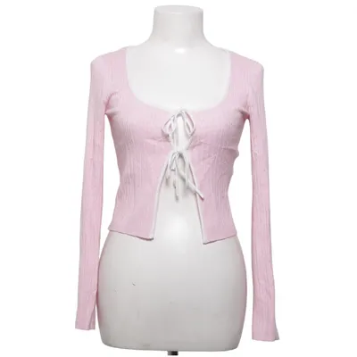 Omlottkofta (Rosa, Vit) från FB Sister Knitwear