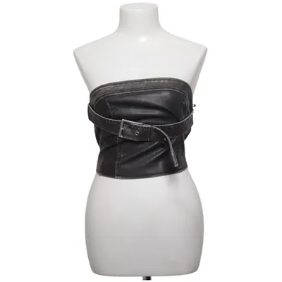 Tube top (Gray) from Soya Fashion Cotton, Polyester, Viscose