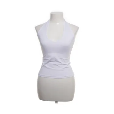 Halternecktopp (Vit) från Shein Elastan, Polyester