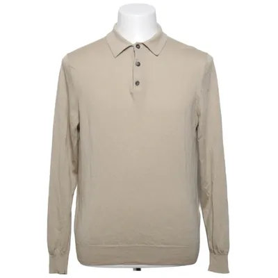 Rugby shirt (Beige) from Hackett Merino wool, Silk
