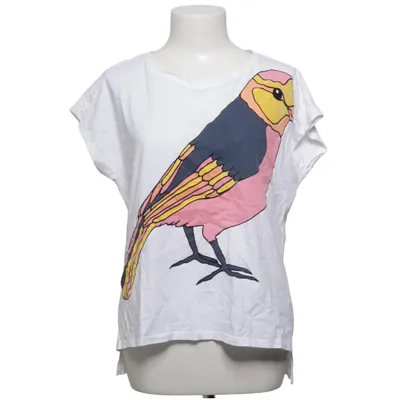 T-shirt (White, Multicolored) from Reserved Cotton, Modal