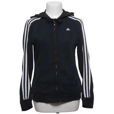 Sweat à capuche (Noir) de Adidas Coton, Polyester