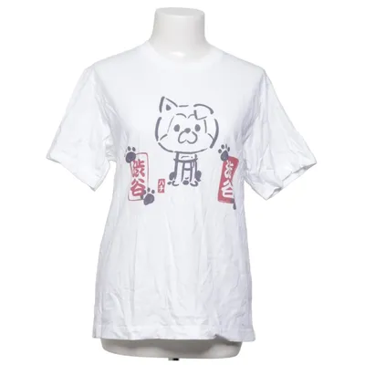 T-shirt (White, Multicolored) from Uniqlo Cotton