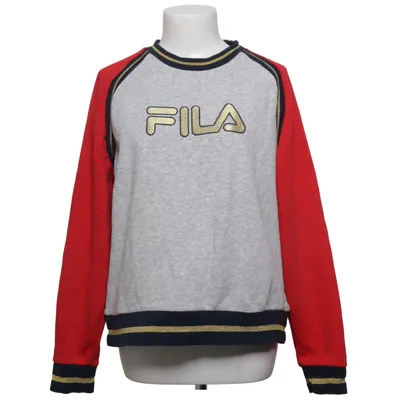 Sweatshirt (Gris, Rouge, Bleu) de Fila Coton, Polyester