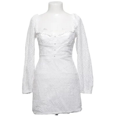 Jurk (Wit) van Boohoo Katoen