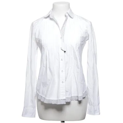 Bluse (Weiß, Blau) von Spira Baumwolle