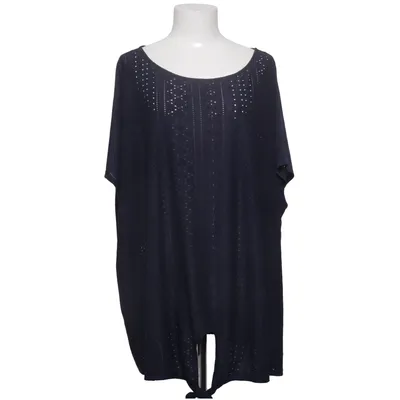 Top (Blue) from Janina Curved Elastane, Polyester