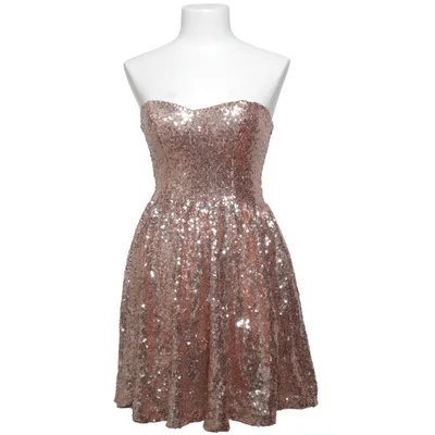 Cocktailjurk (Beige) van Model Behaviour Polyester