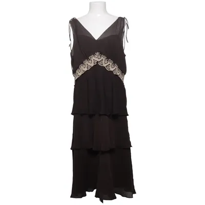 Klänning (Brun, Vit) från Liz Claiborne Polyester