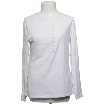 Henley T-shirt (Hvid) fra Calida Bodywear Bomuld, Elastan