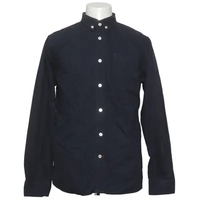 Overhemd (Blauw) van Knowledge Cotton Apparel Organisch katoen