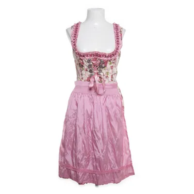 Dirndl (Pink, Multicolored) from Edel Heiss Cotton, Nylon, Polyester