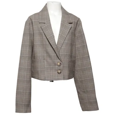 Kavaj (Brun, Flerfärgad) från Zara Polyester