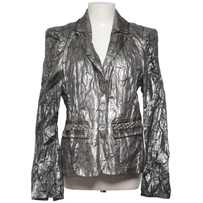 Blazer (Gris, Noir) de Airfield Coton, Fibre métallique, Polyester
