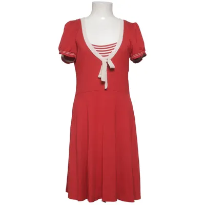 Kjole (Rød, Beige) fra Vive Maria Elastan, Viscose