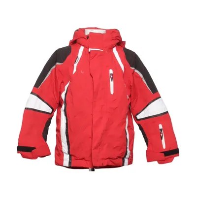 Ski jacket (Red, White, Black) from Wedze Polyamide, Recycled polyester